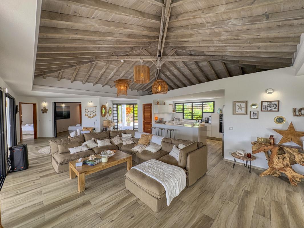 14.Location villa piscine Saint François Guadeloupe_Salon